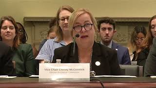 Christy McCormick delivers opening statement at election security hearing