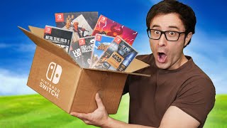 Opening BOX of NEW GAMES for my NINTENDO SWITCH