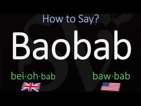 pronounce baobab