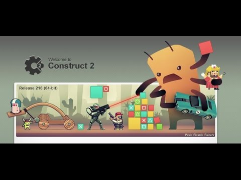 Construct 2: Family example using Space Invaders - YouTube
