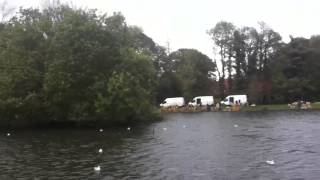 Setup of fireworks of st Albans 2013