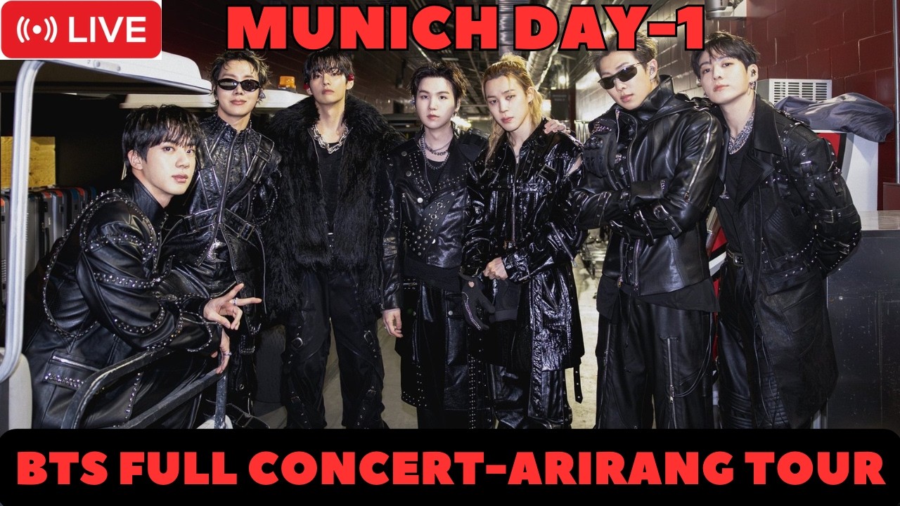 LIVE BTS WORLD TOUR ARIRANG MUNICH DAY 1 GERMANY