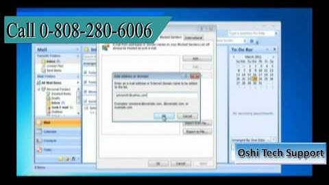 How to block an e mail address in Microsoft® Outlook 2007 on Windows® 7