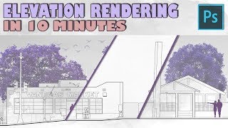 How to Render an ELEVATION IN 10 MINUTES!!!
