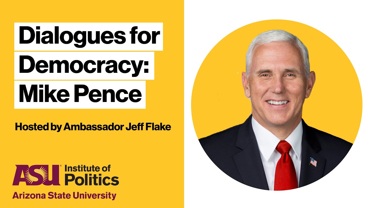 A conversation with Mike Pence at ASU’s Institute of Politics.
