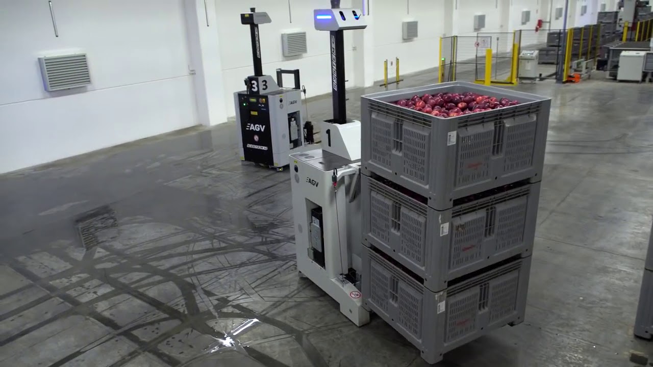 Material Handling Equipments : 4-System Logistics AGV Automated Guided Vehicles