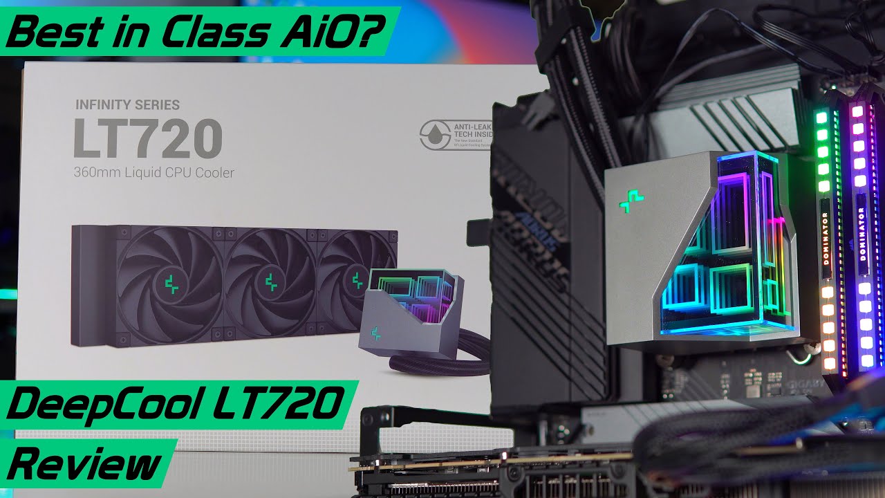 Cooles Design, aber auch gut? DeepCool LT720 AiO Wasserkühlung