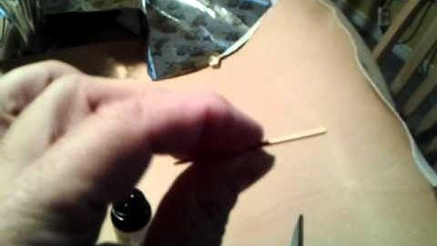 Making a Leather Pirate Hat Part 1 Materials and Supplies Needed