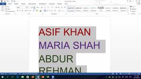 CLASS 6 CHAPTER # 7 WORD PROCESSING LECTURE # 4 RIGHT BYTE 1 14 DEC 2020