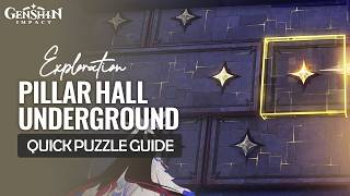 Pillar Hall Underground Tunnel Puzzle Guide | Temple Of Space Exploration | Genshin Impact Luna VI