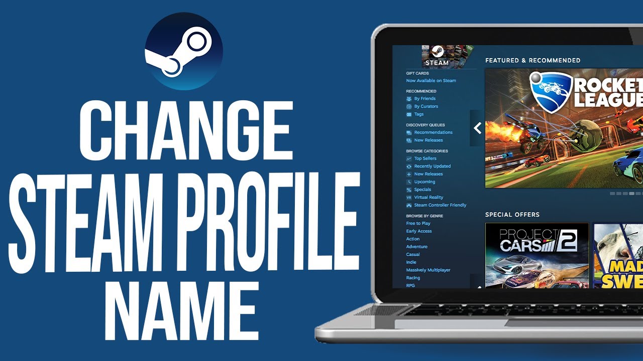 How To Change Your Steam Profile Name [Complete Guide 2023] - YouTube