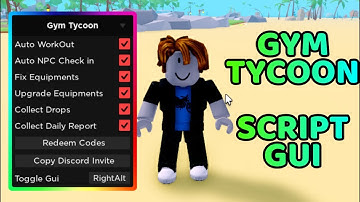 [WORKING!] ROBLOX GYM TYCOON SCRIPT GUI | AUTO WORK OUT & MUCH MORE! (PASTEBIN)