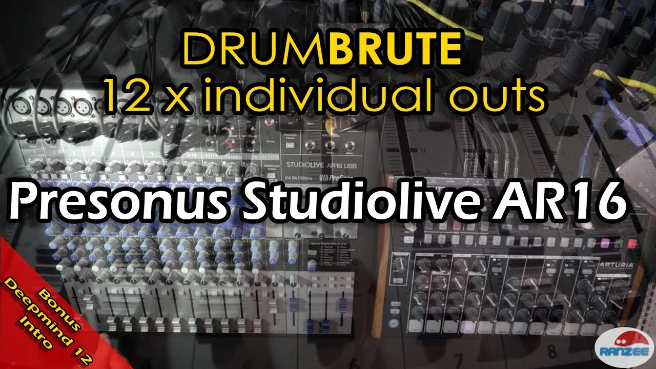 Presonus StudioLive AR16 DAWless Setup - YouTube