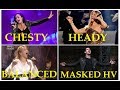 Chesty/Heady/Balanced Mix/Masked Placed Head Voice Differences - Famous Singers