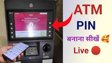 Axis Bank ATM pin generation Live 🔴 | New ATM Pin Kaise Banaye | ATM pin generation axis bank | axis