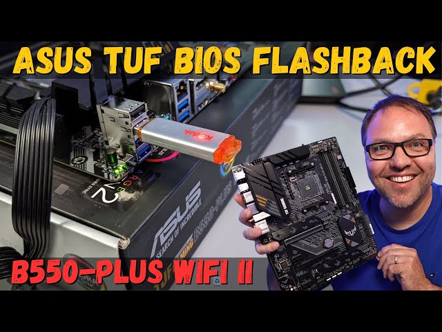 How to use Asus Bios Flashback without CPU on Tuf Gaming B550 Plus