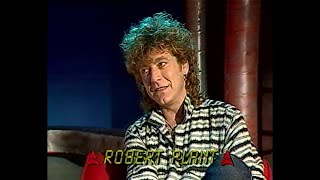 Robert Plant - Interview With Peter Powell, Sky Trax, Sky TV 08.85