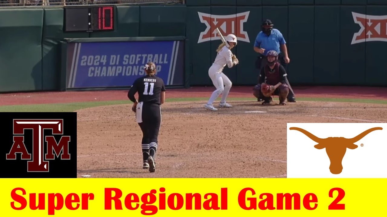 #16 Texas A&M vs #1 Texas Softball Highlights, 2024 NCAA Super Regional Game 2