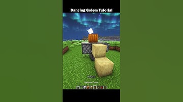 Minecraft Dancing Iron Golem Easiest Tutorial ✋💀🤚 | #Shorts