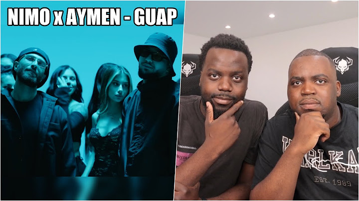 DIE BEIDEN SIND EINE GUTE KOMBI 👍🏾 ⎮NIMO x AYMEN - GUAP (reaction)