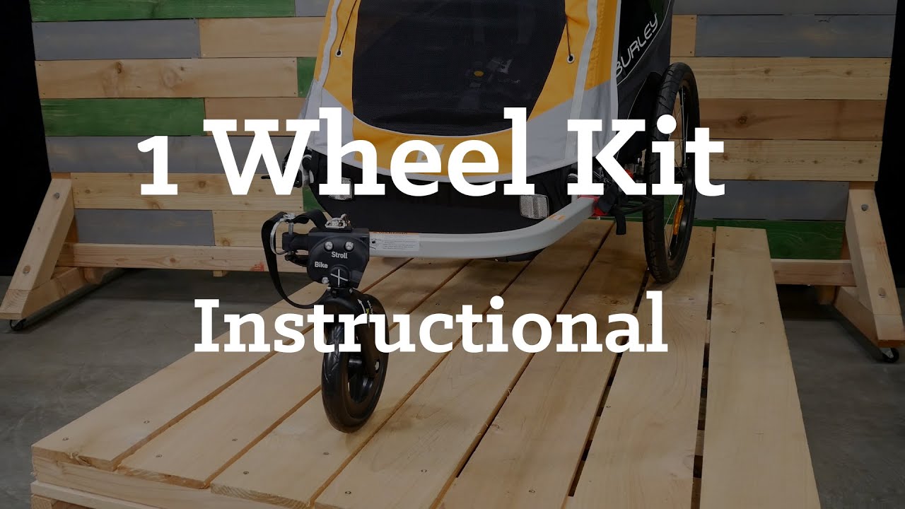 burley one wheel stroller kit