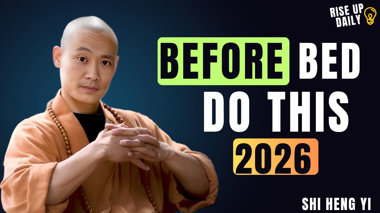 BEFORE BED DO THIS | Powerful Night Motivation Speech| SHI HENG YI