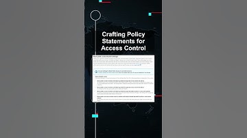 Crafting Policy Statements for Access Control #ai #artificialintelligence #machinelearning #aiagent