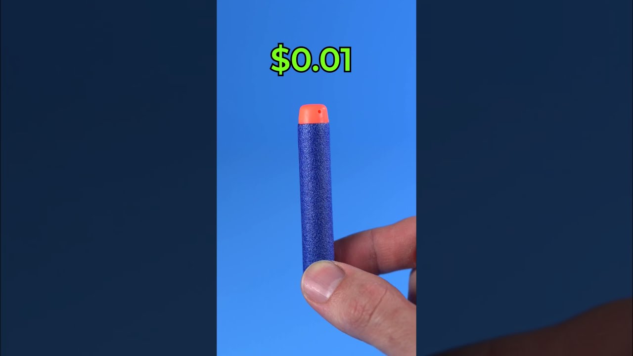 3d Printed NERF Dart Vs Real