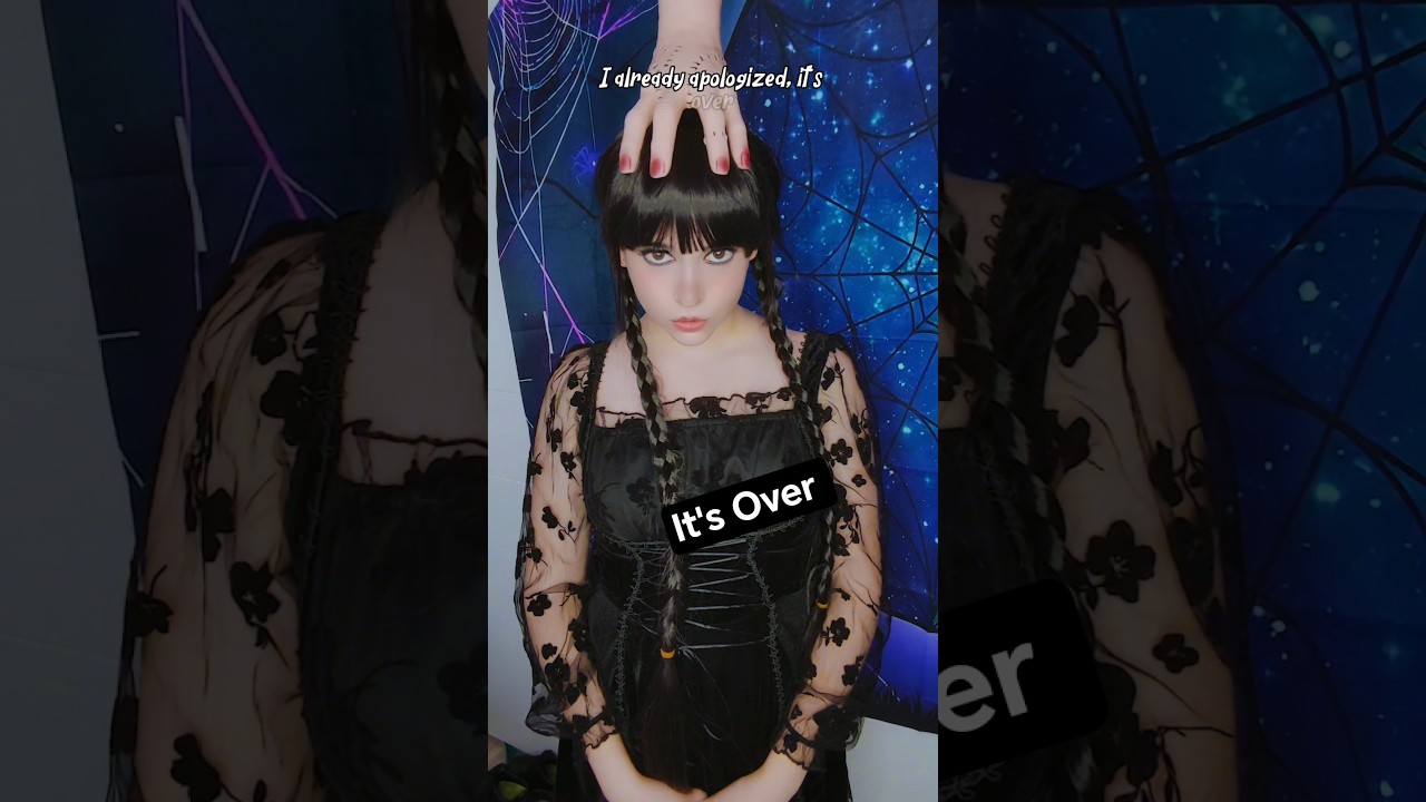 It's over | Wednesday & Enid @nikkihatsunecosplay #cosplay #shorts #wednesday