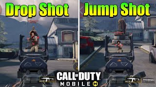 How To Use "Drop Shot" & "Jump Shot" In Call Of Duty Mobile - Explain In  Hindi🇮🇳 - YouTube
