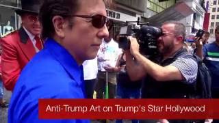 Anti-Trump Art - Andrew Kong Knight EstrellaTV- 62 LA, CA