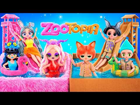 ¡Zootopia 2: Vacaciones de Cartón y de Peluche! 6 Manualidades de Moda para Muñecas