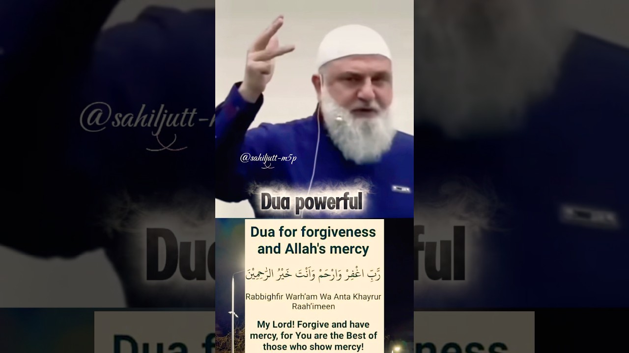 Very powerful dua with Allah's greatest names forgiveness &protection instantly