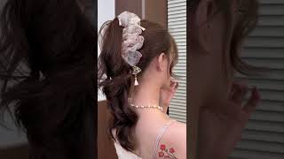 #beginner updo tutorial #gentle and elegant updo #clumsy hairstyling