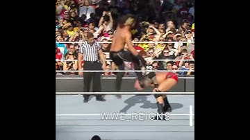 RANDY ORTON RKO TO SETH ROLLINS 🔥 #wwe #community #randyorton #fyp