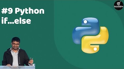 #9 Python if..else | python for beginners