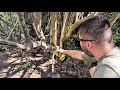 6-Inch Mini Chainsaw Cordless, 21V 2.0Ah Battery Powered Electric Pruning Saw, One-Hand Chain Saw fo