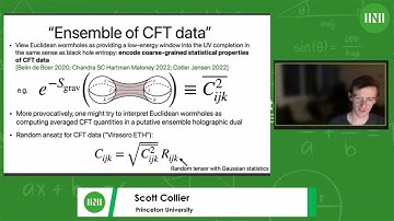 Dr. Scott Collier | 3d quantum gravity and Virasoro TQFT