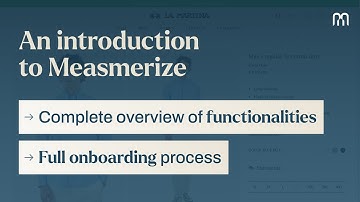 Measmerize Shopify App - complete overview of functionalities and full onboarding process