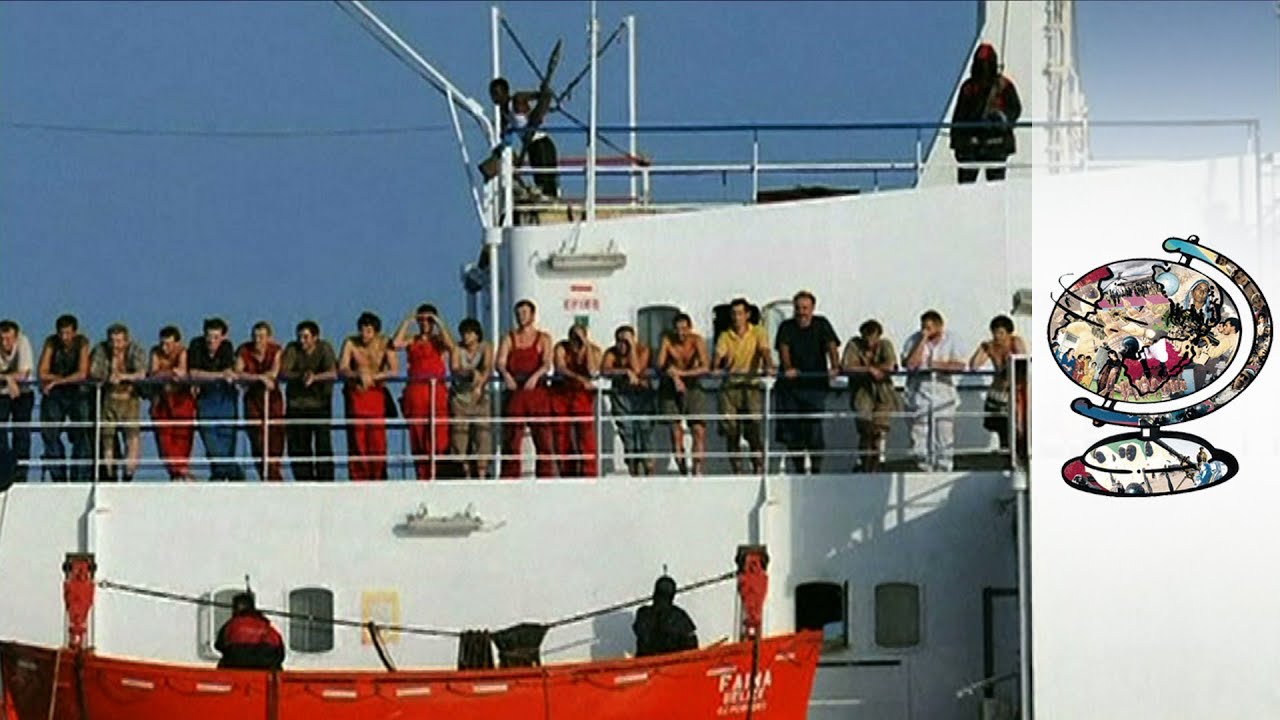 Documentary backdrop image for What's It Like to Be Kidnapped by Somali Pirates? (2016)