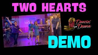 ONE GIRL, TWO HEARTS 👧💕 Line Dance Demo w/ Music