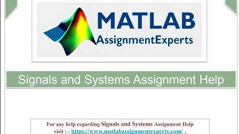 Signals and Systems Assignment Help