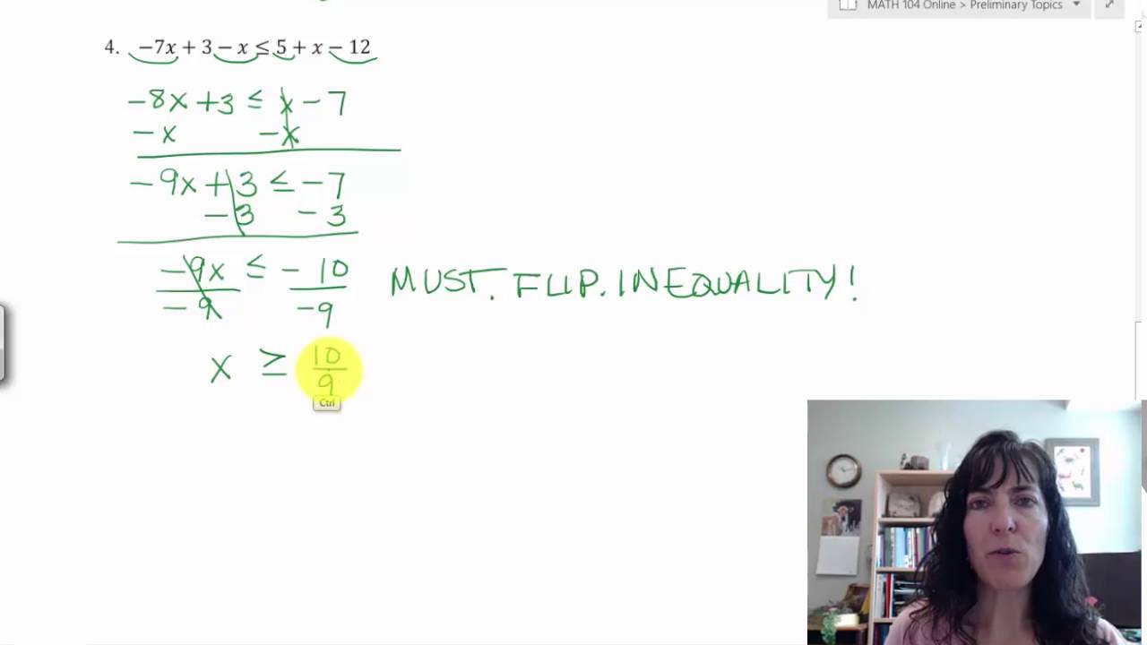 Inequalities Problem 4 - YouTube