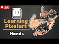 Hands, Fists, High Fives, and Fingers — Learning how to draw Pixelart