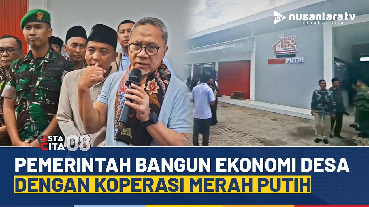 [LIVE] Pemerintah Bangun Ekonomi Desa dengan Koperasi Merah Putih | ASTA CITA 08