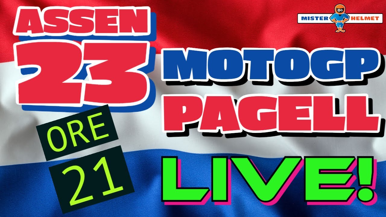 Pagelle Live MotoGP Assen23 Guest Luca Verdini!