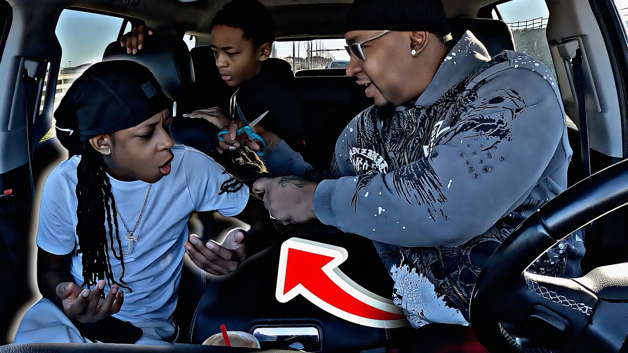CUTTING MY SON DREADS TO SEE HIS REACTION! 😳