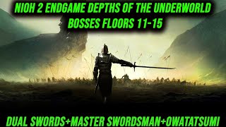 I Hate Ren In Depths Nioh 2 The Complete Edition Depths Of The Underworld Bosses Floors 11-15