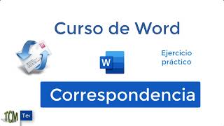 Ejemplo FACIL y RAPIDO de Combinacion de Correspondencia en Word | Ejemplo 1