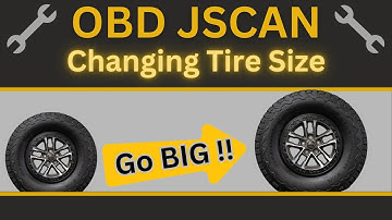 Changing Tire Size with JSCAN: Get your Speedometer & Gas Mileage Corrected